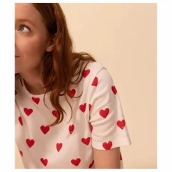 Pyjama Short Cœurs - Collection Femme | Blanc