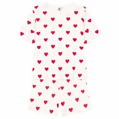 Pyjama Short Cœurs - Collection Femme | Blanc