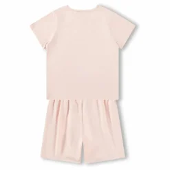 Pyjama Short Luvis Smile Coton Bio | Rose pâle