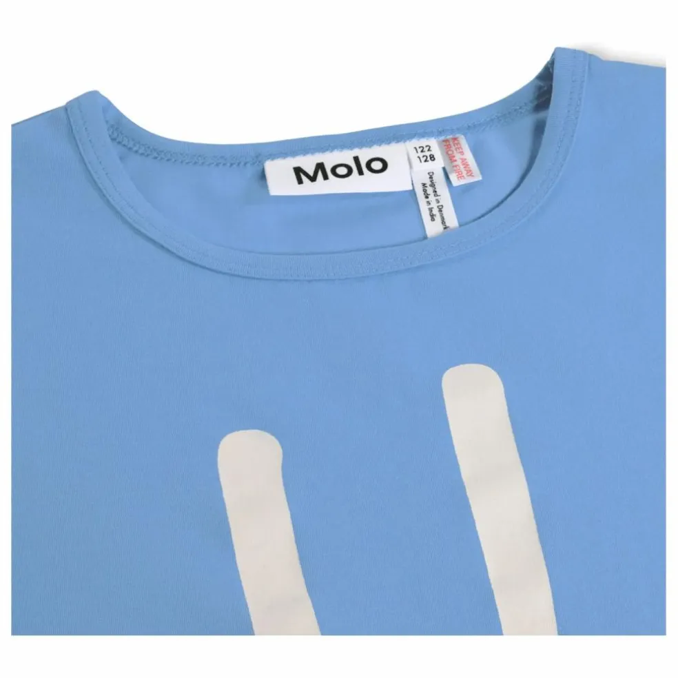 Pyjama Short Luvis Smile Coton Bio | Bleu
