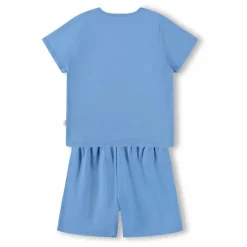 Pyjama Short Luvis Smile Coton Bio | Bleu