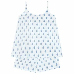 Pyjama Strappy Palm | Bleu
