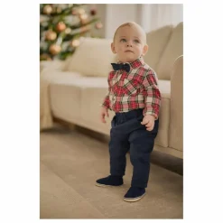 Pyjama Tartan Flanelle Fibres Recyclées | Rouge