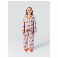 Pyjama Zèbres Coton Bio | Lavande
