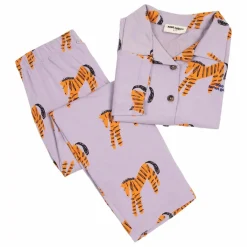 Pyjama Zèbres Coton Bio | Lavande