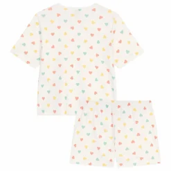 Pyjashort Becile Coton Bio | Ecru