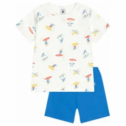 Pyjashort Bossela Coton Bio | Ecru
