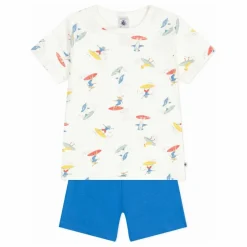 Pyjashort Bossela Coton Bio | Ecru