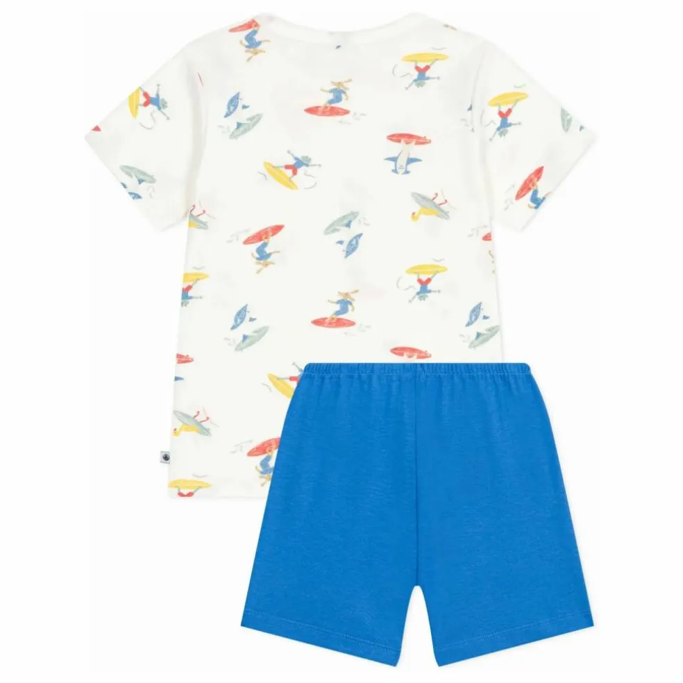 Pyjashort Bossela Coton Bio | Ecru