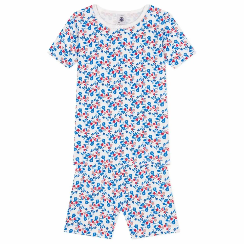 Pyjashort Bruni Snug Coton Bio | Blanc