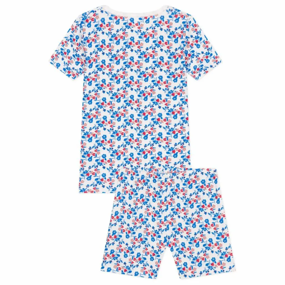 Pyjashort Bruni Snug Coton Bio | Blanc