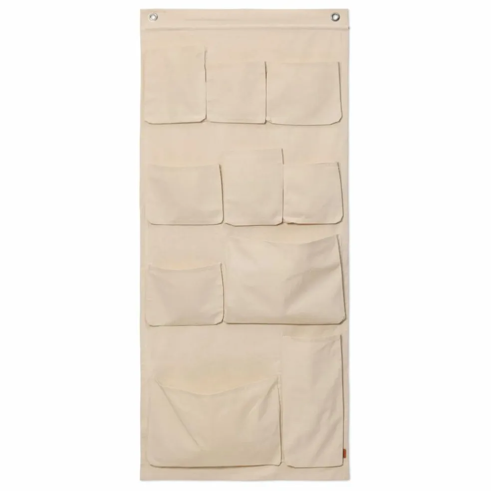 Rangement mural en coton XL | Blanc