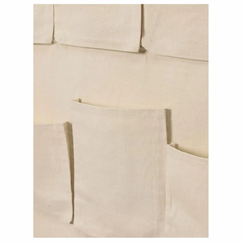 Rangement mural en coton XL | Blanc
