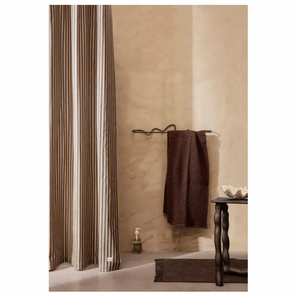 Rideau de douche Chambray | Noir