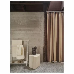Rideau de douche Chambray | Marron