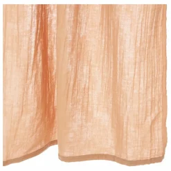 Rideau Dili en voile de coton | Beige rosé