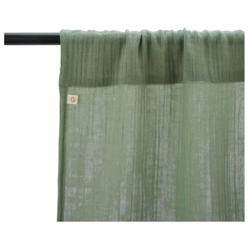 Rideau en gaze de coton | Eucalyptus