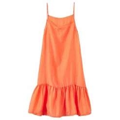 Robe à Bretelles Soie Grape | Orange