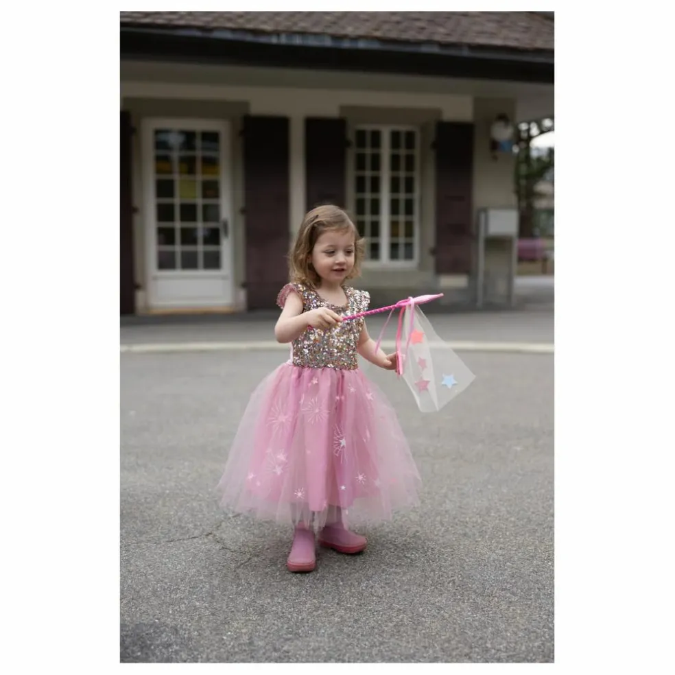 Robe à sequins | Rose