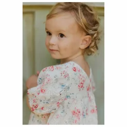 Robe Ajourée Fleurie | Blanc