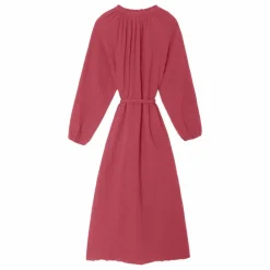 Robe Andrea Gaze de Coton | Rouge