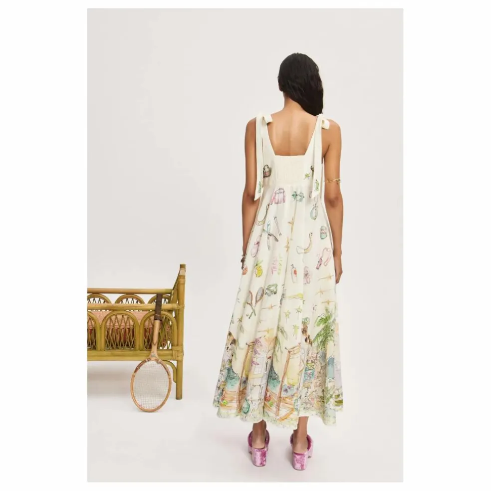 Robe Anouk Ballet Lin | Crème