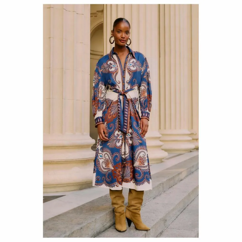 Robe Arabesque | Bleu