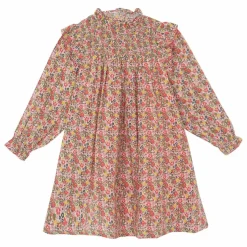 Robe Babouchka Fleurie | Rose