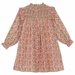 Robe Babouchka Fleurie | Rose