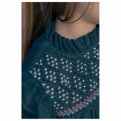 Robe Babouchka Velours Côtelé | Vert foncé