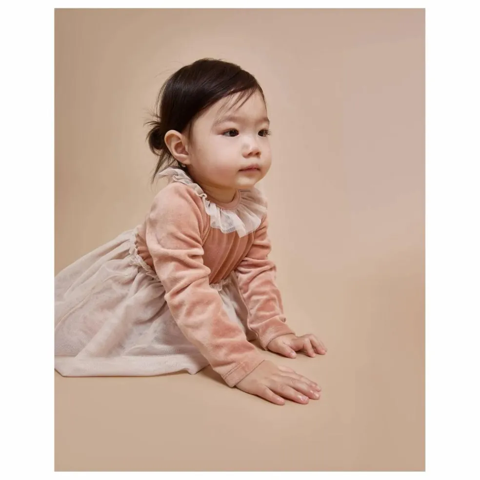 Robe Ballet Volants | Rose
