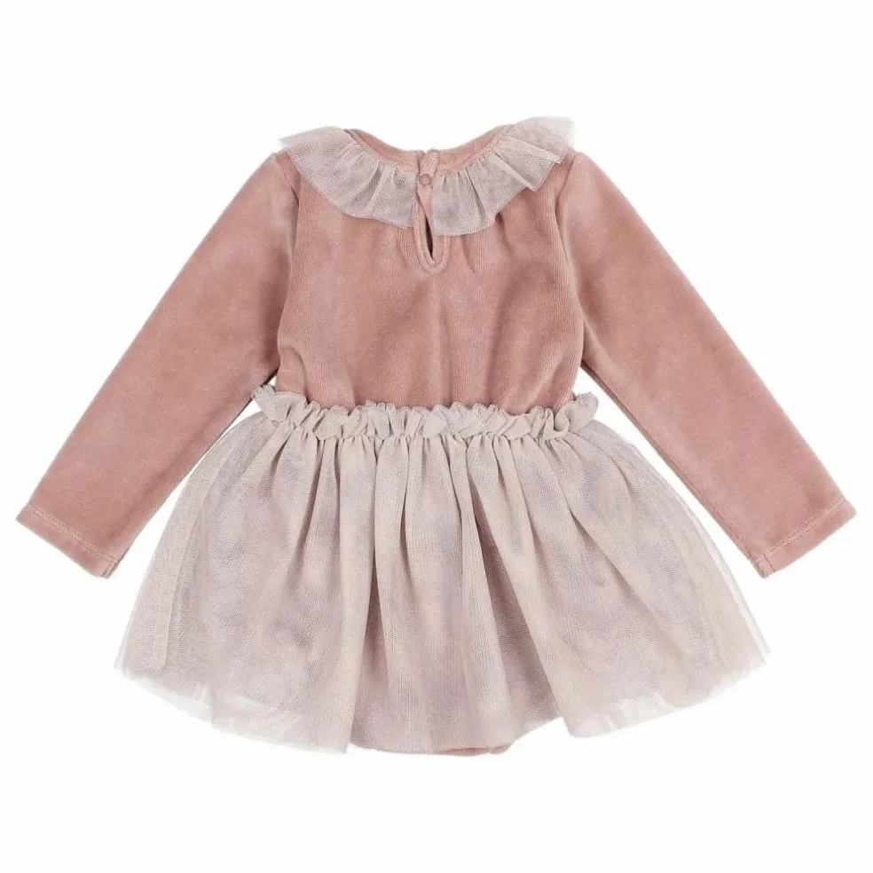 Robe Ballet Volants | Rose