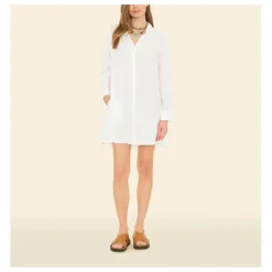 Robe Bobby Popeline de Coton | Blanc