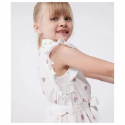 Robe Bory Popeline Coton Bio | Crème