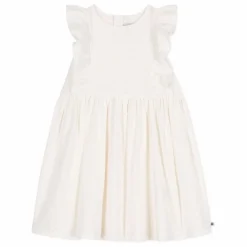 Robe Brendice Broderie Anglaise Coton Bio | Blanc
