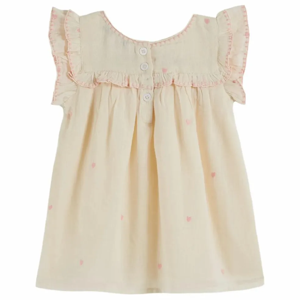 Robe Brodée | Crème