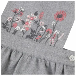 Robe Brodée | Gris