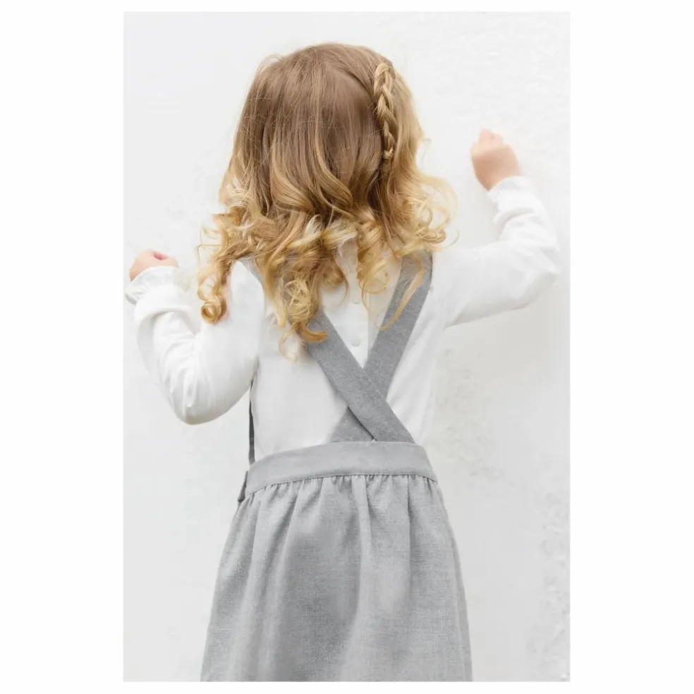 Robe Brodée | Gris