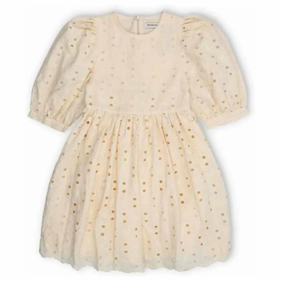 Robe Broderie Anglaise Creta | Beige