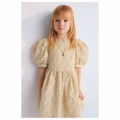 Robe Broderie Anglaise Creta | Beige