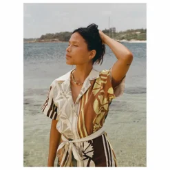 Robe Brodie Clove Lin | Ecru