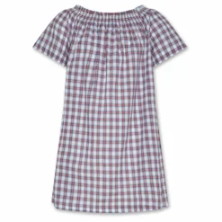 Robe Carreaux Layla | Rouge