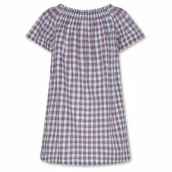 Robe Carreaux Layla | Rouge