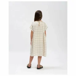 Robe Carreaux Lin | Beige