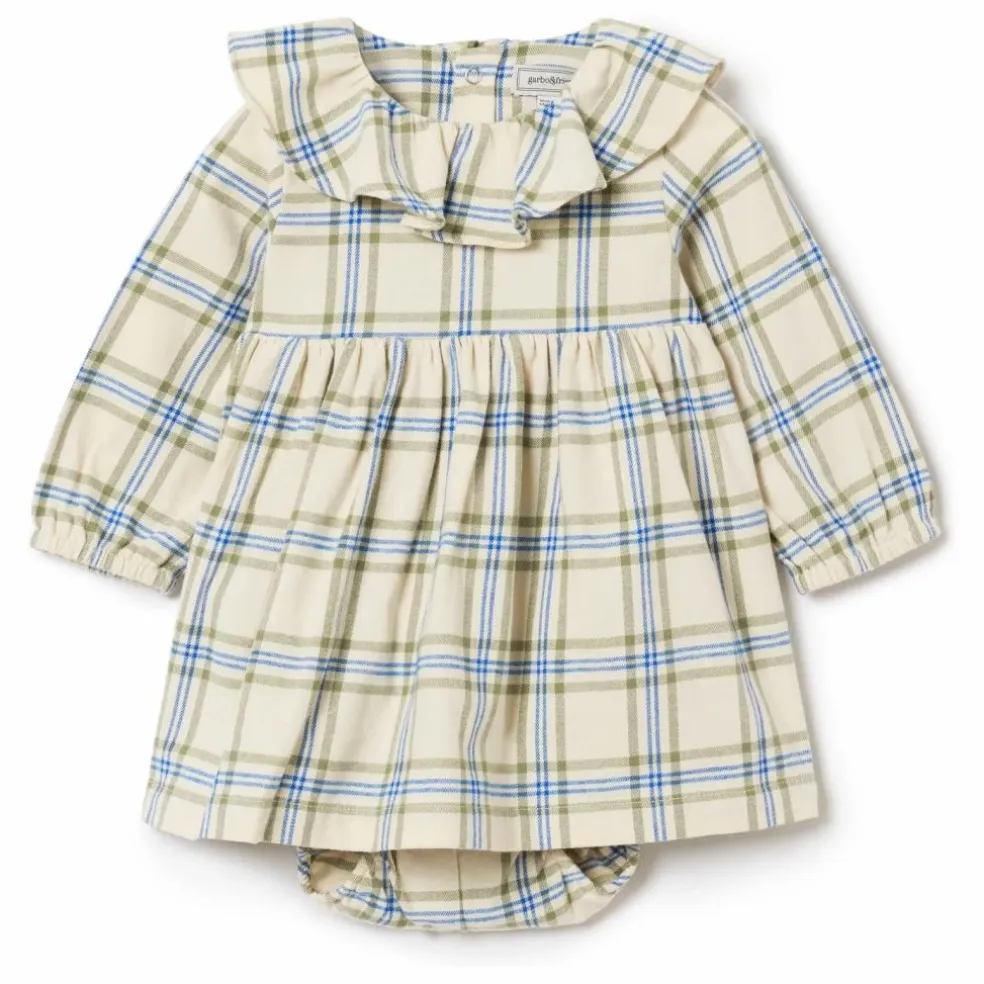 Robe Carreaux Mini | Ecru