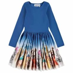 Robe Casie Warm Coton Bio | Bleu