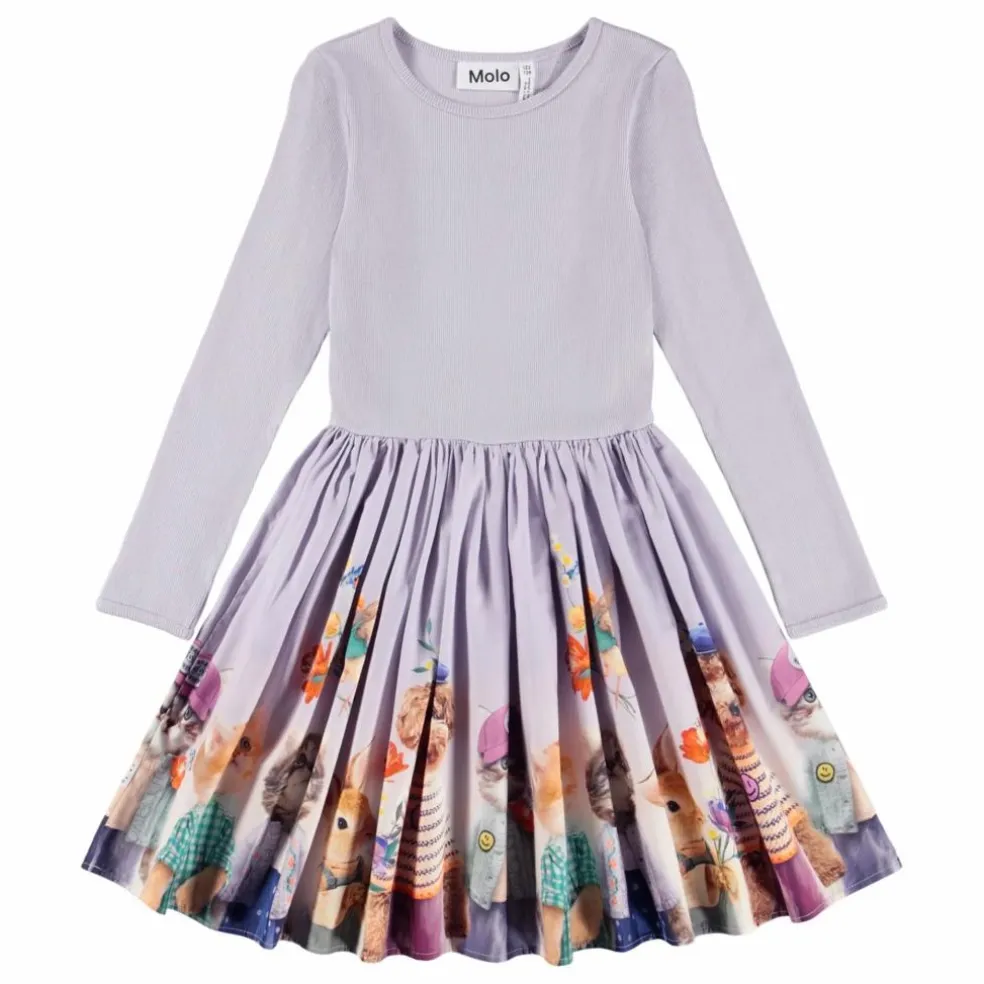 Robe Casis Coton Bio | Lilas