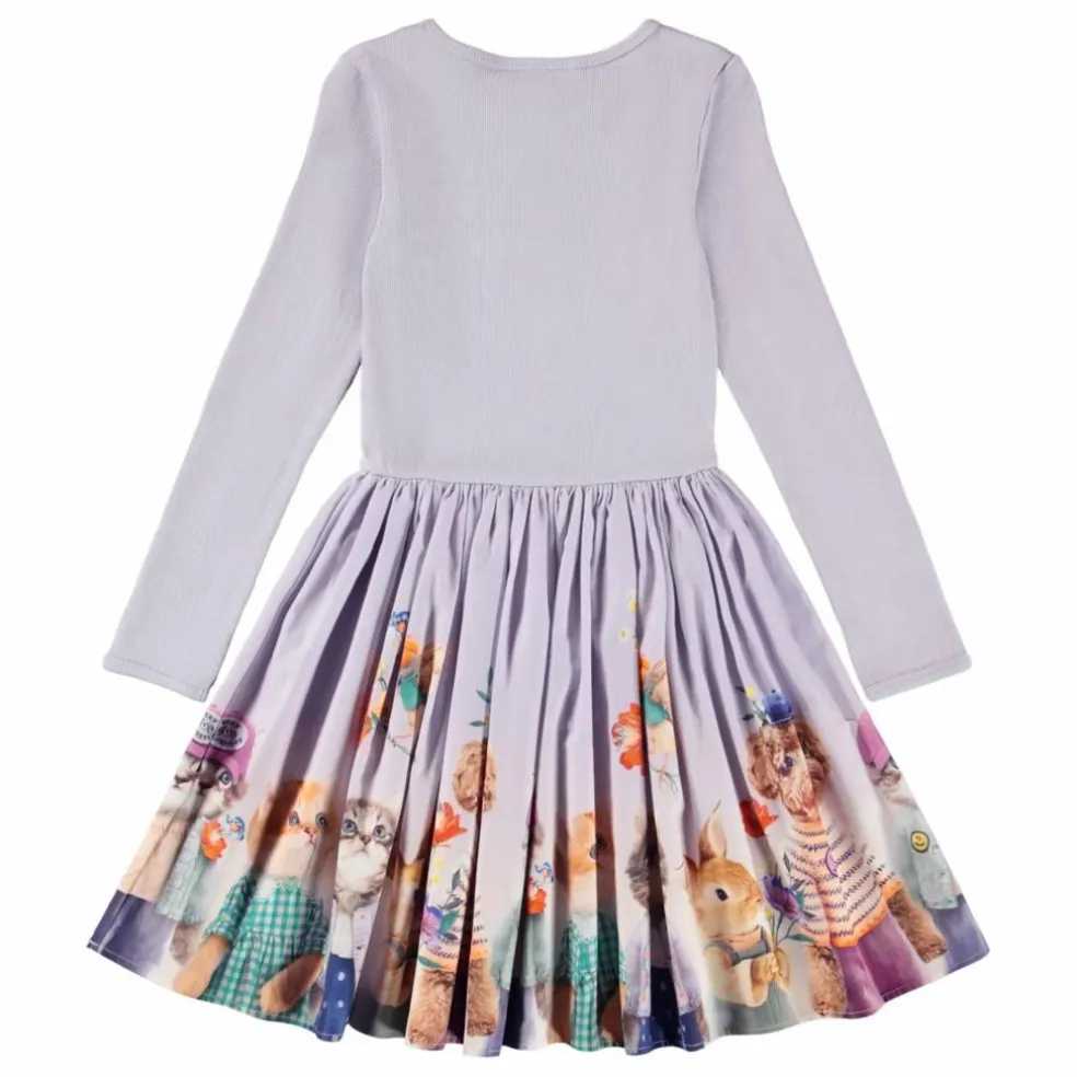 Robe Casis Coton Bio | Lilas