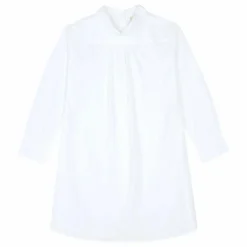 Robe Chemise Inversée Coton Bio | Blanc