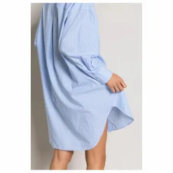 Robe Chemise Lydie Rayée | Bleu Clair